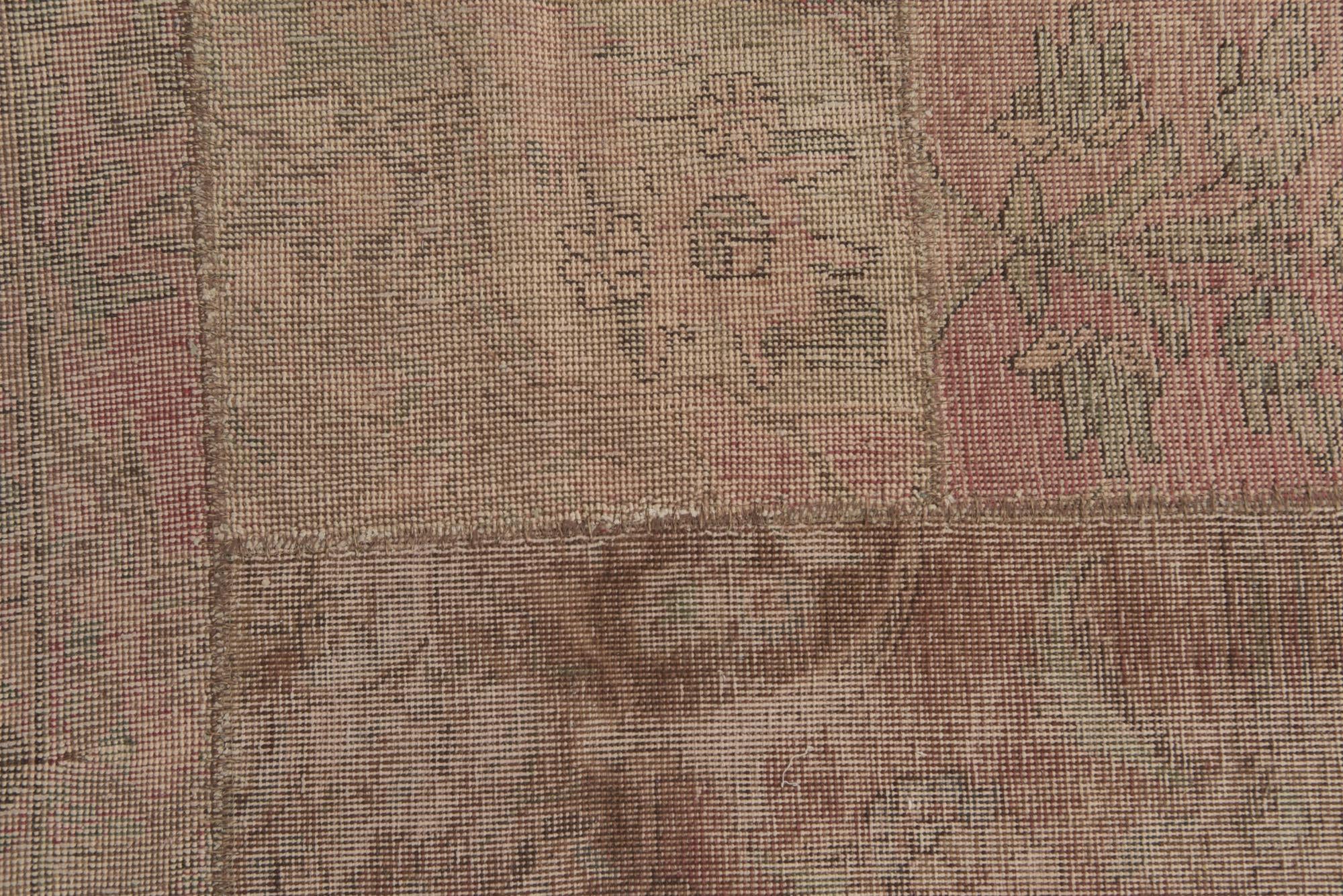 6' 8 x 12' Hand Knotted Ultra Vintage Persian Wool Rug