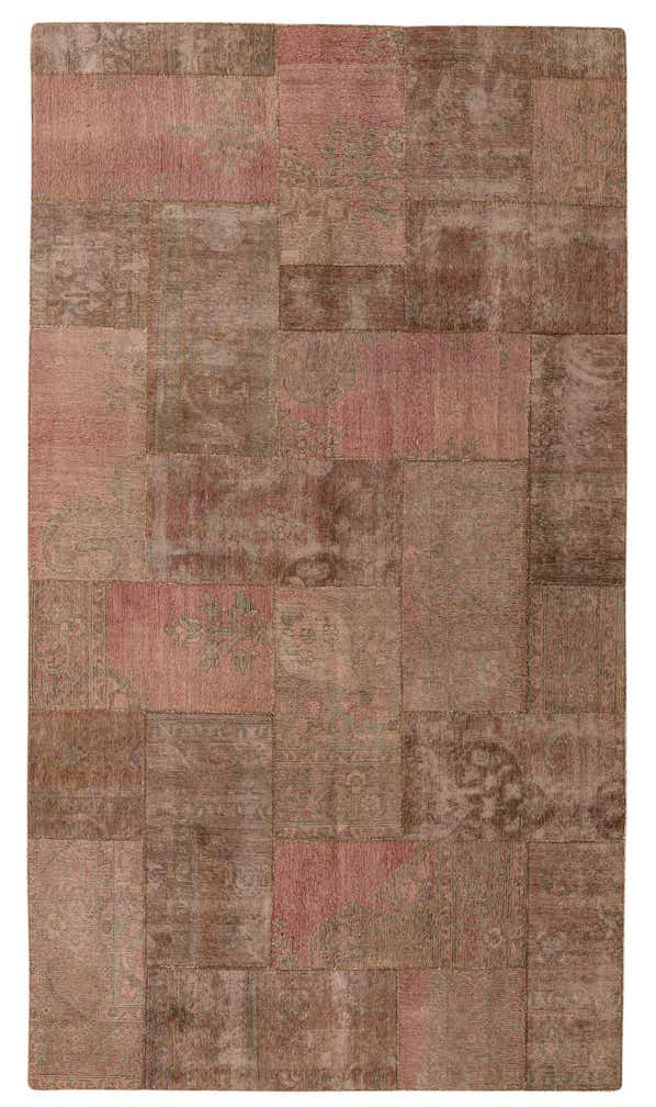 6' 8 x 12' Hand Knotted Ultra Vintage Persian Wool Rug