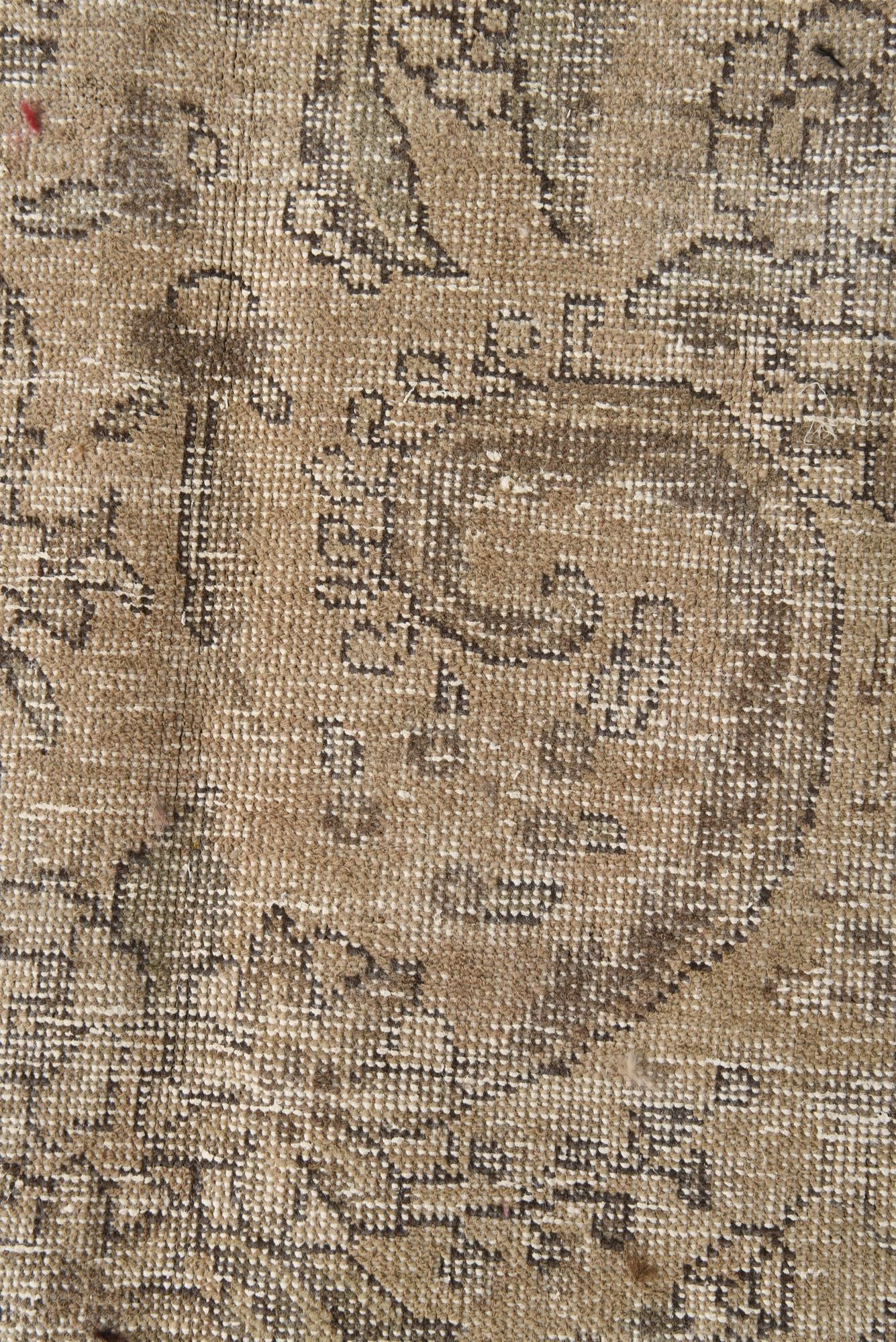 9' 5 x 12' 2 Hand Knotted Ultra Vintage Persian Wool Rug