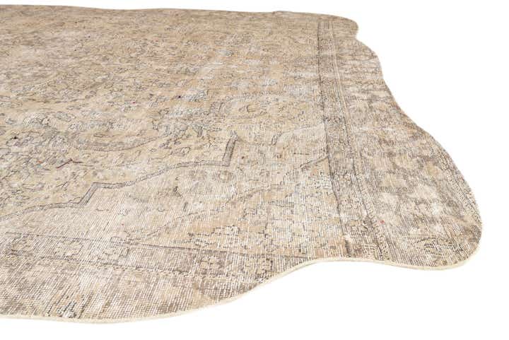 9' 5 x 12' 2 Hand Knotted Ultra Vintage Persian Wool Rug