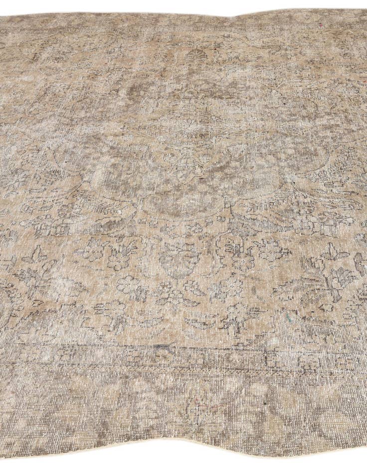 Detail image of 9' 5 x 12' 2  Hand Knotted Ultra Vintage Persian Wool Rug