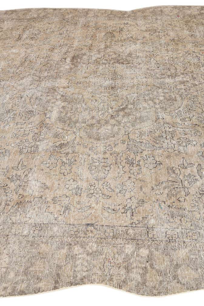 9' 5 x 12' 2 Hand Knotted Ultra Vintage Persian Wool Rug