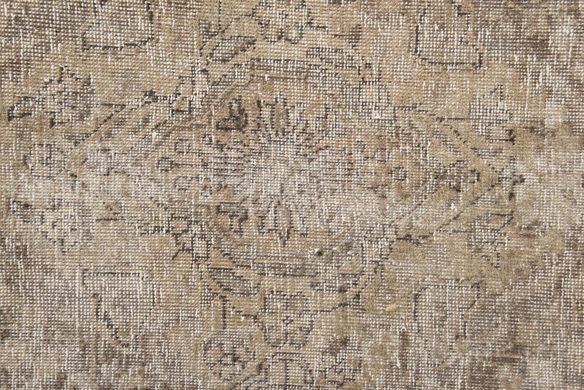 9' 5 x 12' 2 Hand Knotted Ultra Vintage Persian Wool Rug