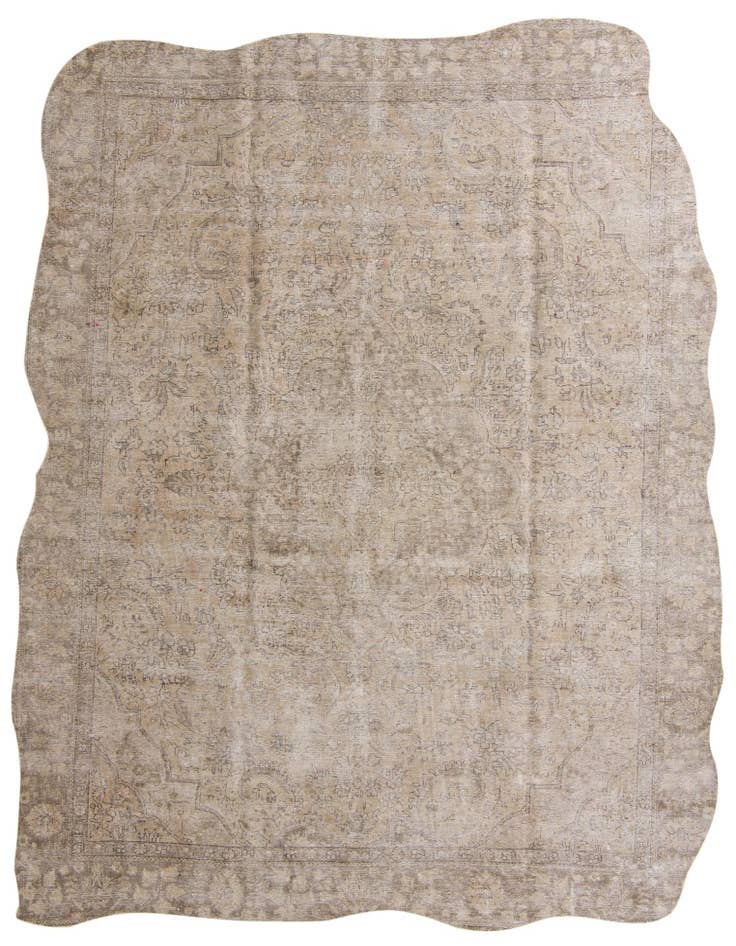 Detail image of 9' 5 x 12' 2 Hand Knotted Ultra Vintage Persian Wool Rug