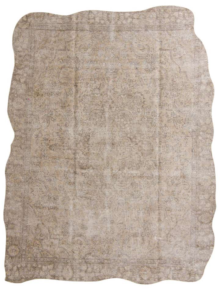 9' 5 x 12' 2 Hand Knotted Ultra Vintage Persian Wool Rug