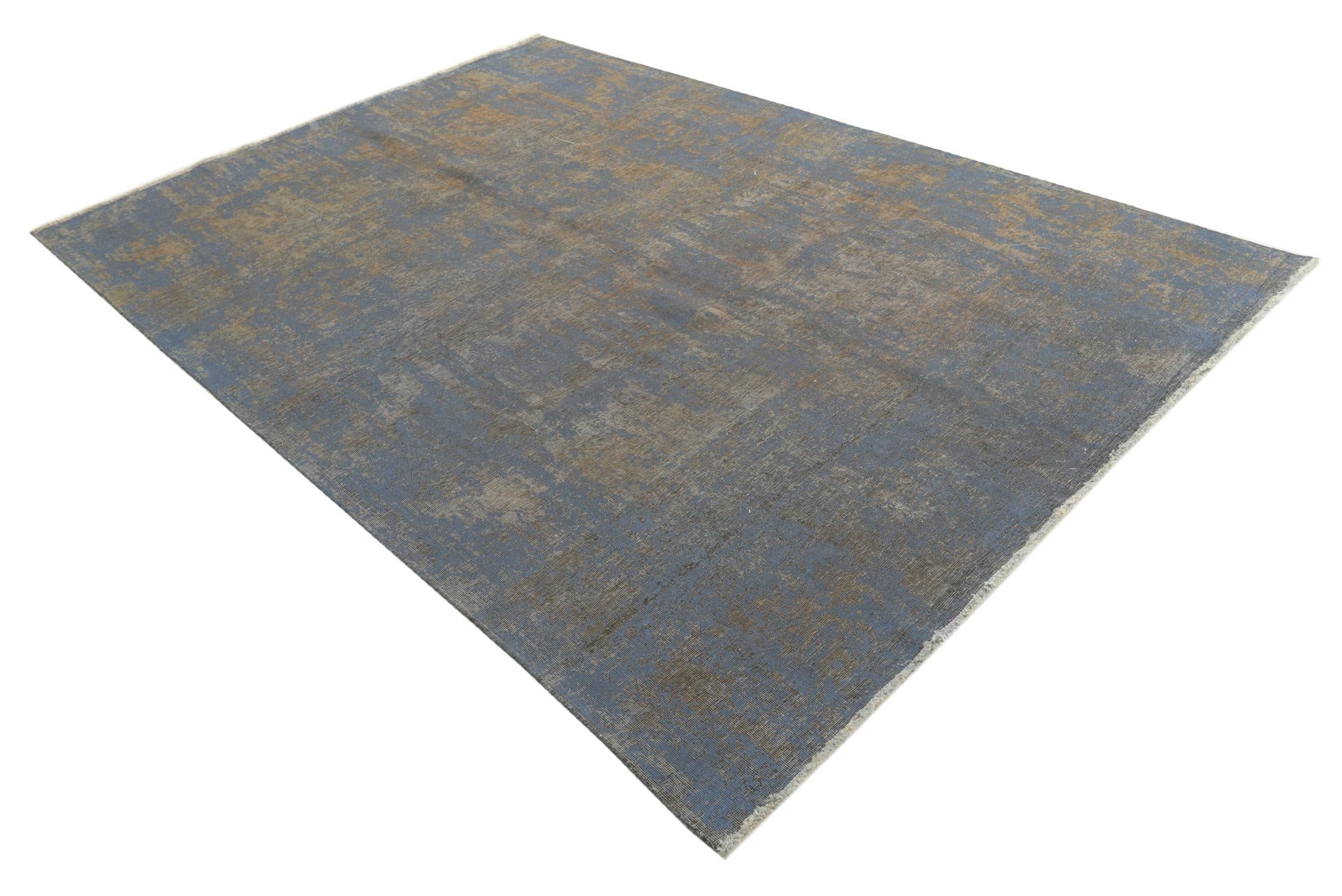 7' 6 x 11' Hand Knotted Ultra Vintage Persian Wool Rug