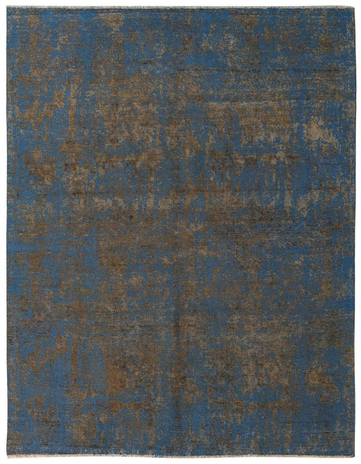 Detail image of 7' 6 x 11' Hand Knotted Ultra Vintage Persian Wool Rug