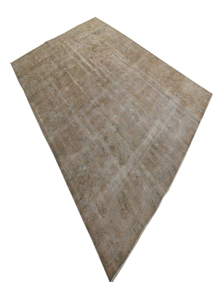 Detail image of 9' 3 x 12' 9  Hand Knotted Ultra Vintage Persian Wool Rug