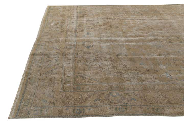 9' 3 x 12' 9 Hand Knotted Ultra Vintage Persian Wool Rug