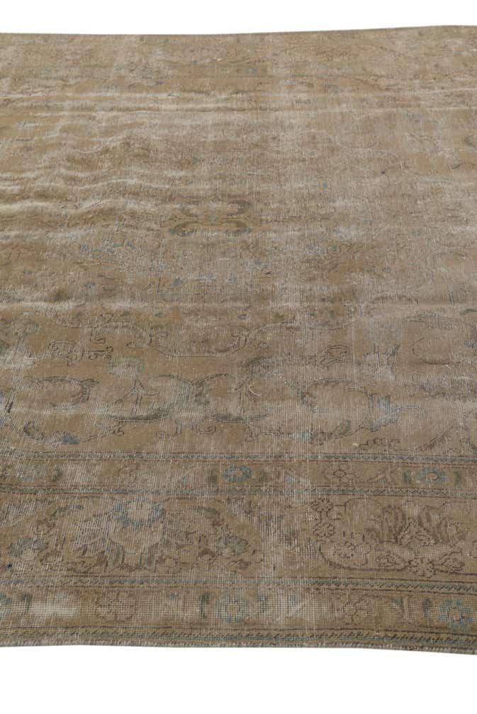 9' 3 x 12' 9 Hand Knotted Ultra Vintage Persian Wool Rug
