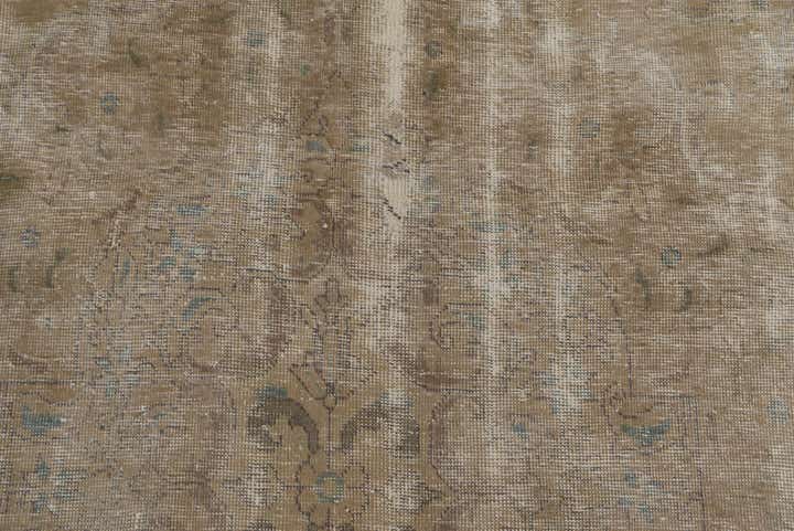 9' 3 x 12' 9 Hand Knotted Ultra Vintage Persian Wool Rug