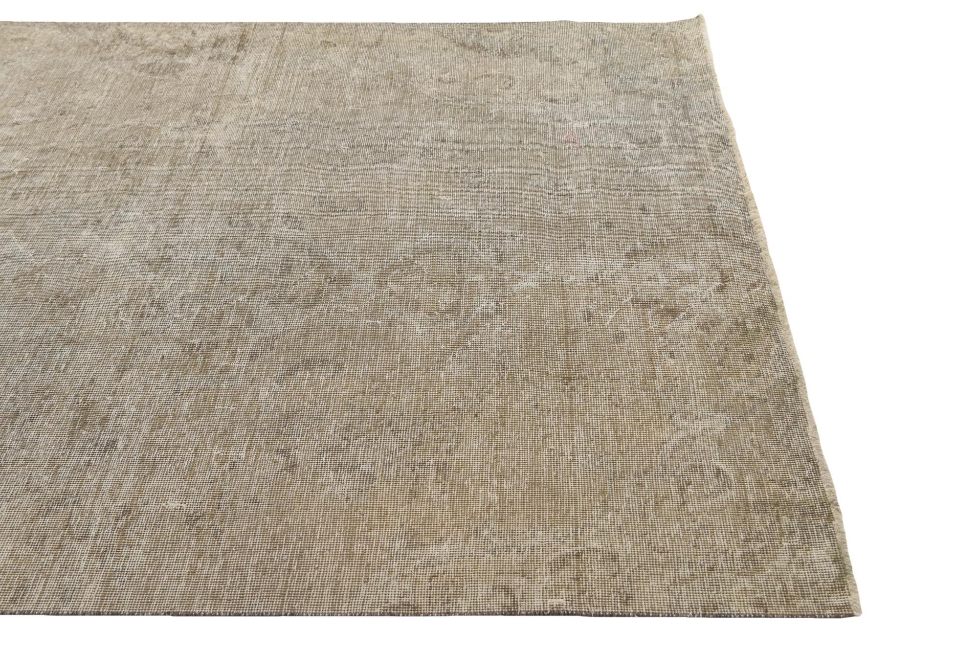 5' x 8' 3 Hand Knotted Ultra Vintage Persian Wool Rug