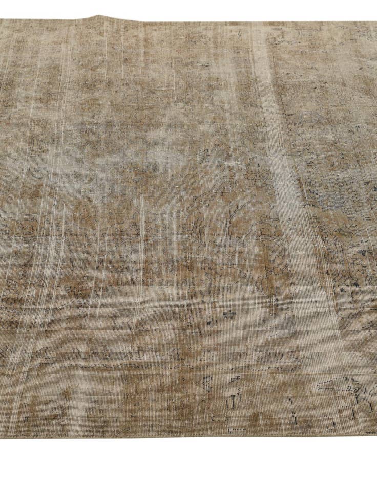 Detail image of 5' 10 x 9' 5  Hand Knotted Ultra Vintage Persian Wool Rug