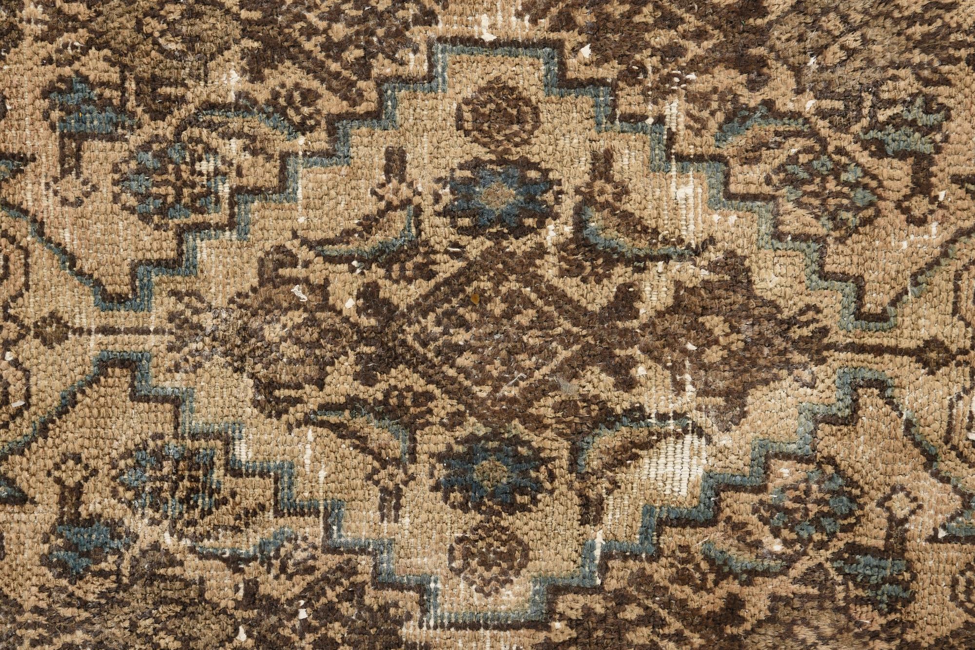 7' x 10' 3 Hand Knotted Ultra Vintage Persian Wool Rug