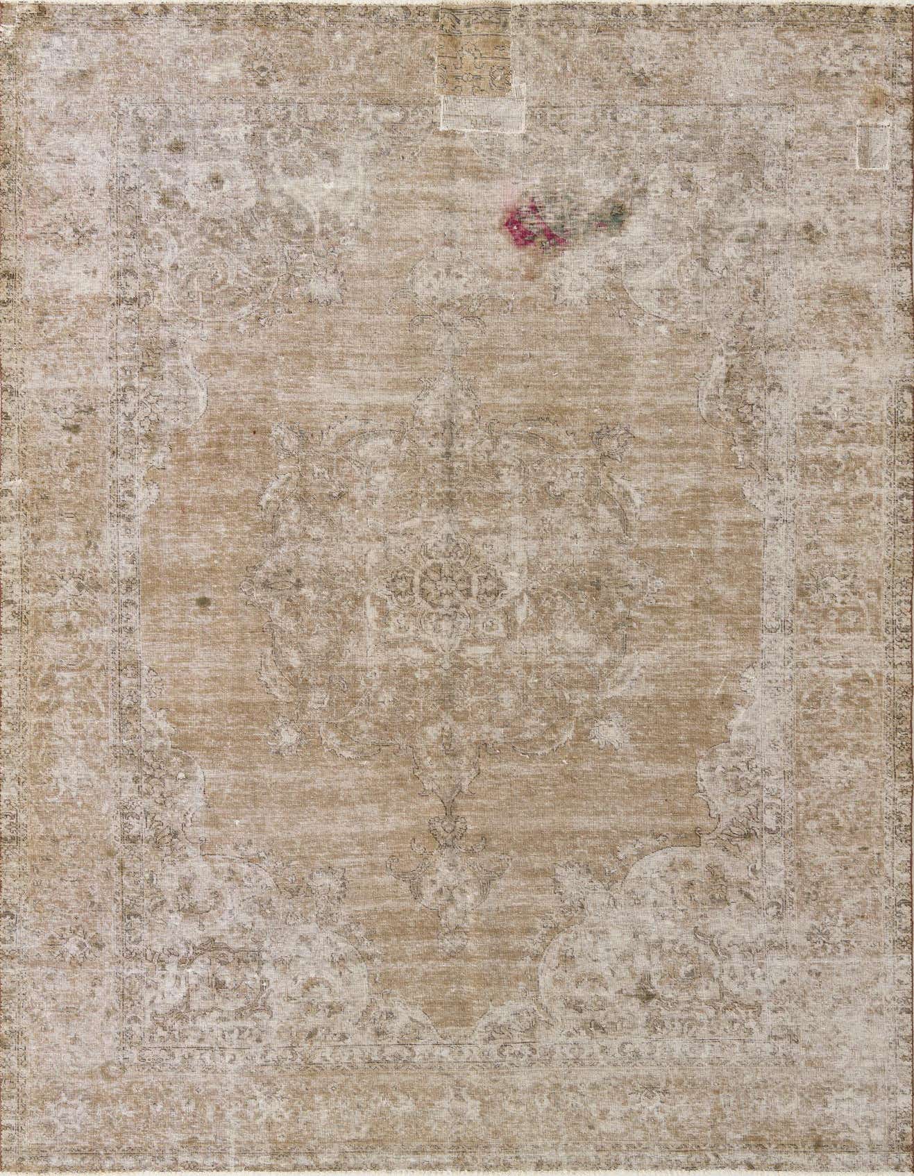 Primary image 7' 5 x 11' 3  Hand Knotted Ultra Vintage Persian Wool Rug