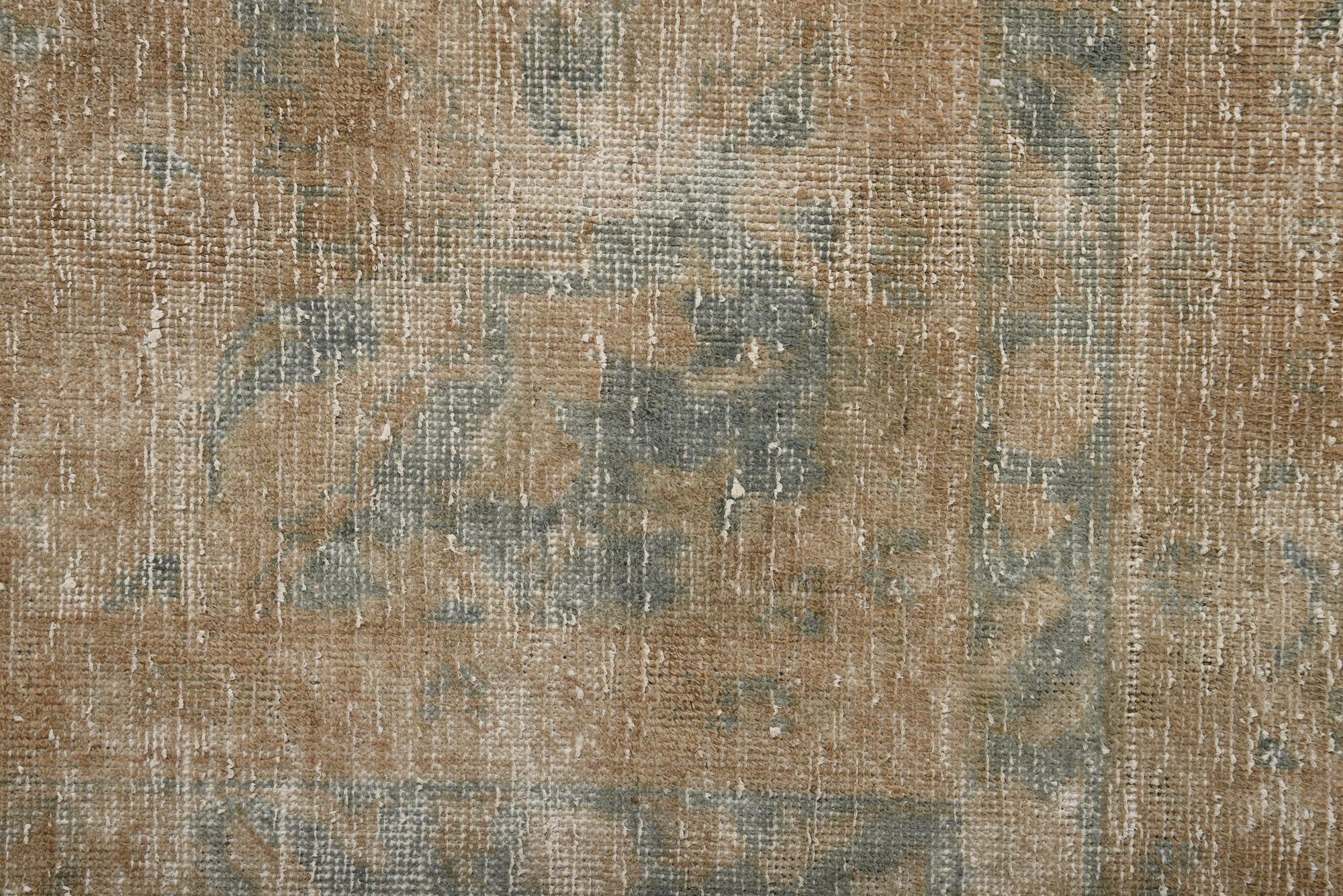 9' 7 x 13' 2 Hand Knotted Ultra Vintage Persian Wool Rug