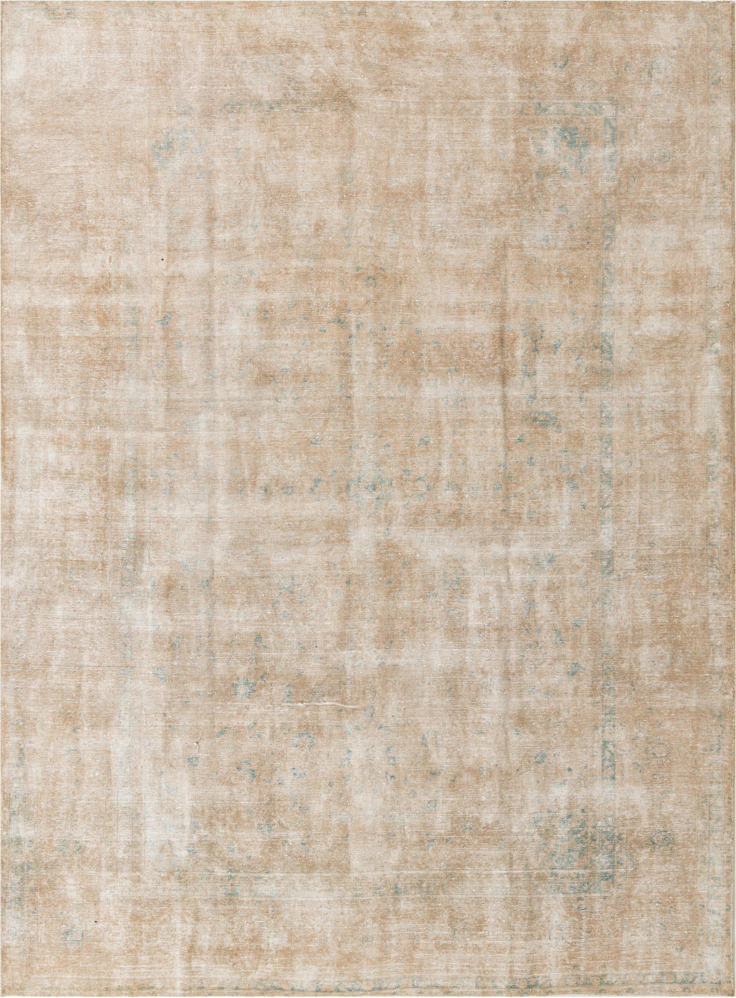 9' 7 x 13' 2 Hand Knotted Ultra Vintage Persian Wool Rug
