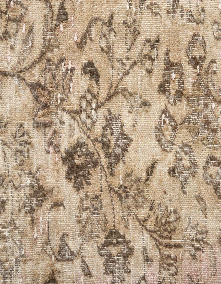 Detail image of 9' 4 x 12' 9  Hand Knotted Ultra Vintage Persian Wool Rug