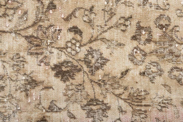 Detail image of 9' 4 x 12' 9 Hand Knotted Ultra Vintage Persian Wool Rug