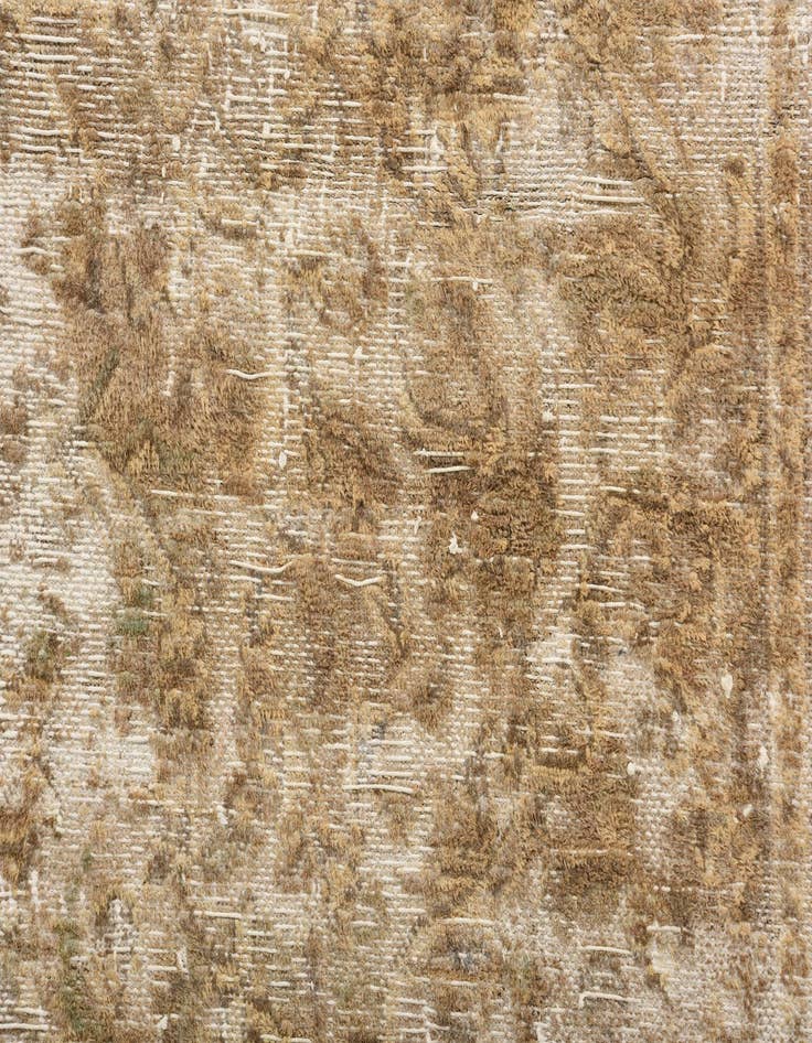 Detail image of 6' 6 x 9' 4  Hand Knotted Ultra Vintage Persian Wool Rug