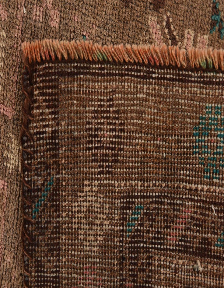 Detail image of 2' 8 x 4' 5  Hand Knotted Ultra Vintage Persian Wool Rug