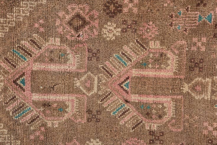 Detail image of 2' 8 x 4' 5 Hand Knotted Ultra Vintage Persian Wool Rug