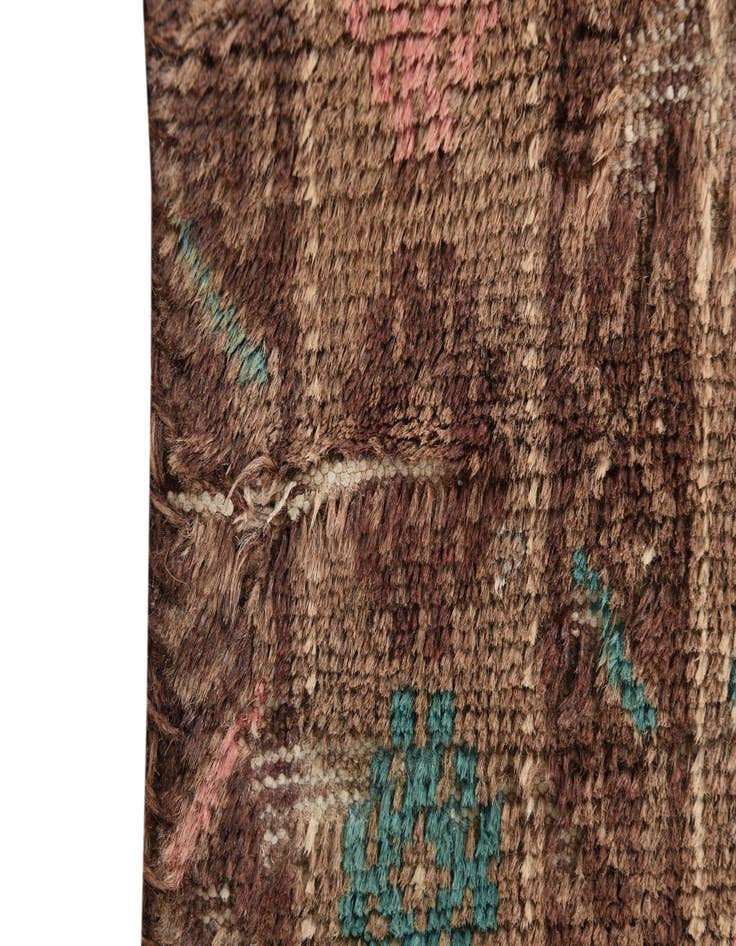 Detail image of 2' 8 x 4' 5  Hand Knotted Ultra Vintage Persian Wool Rug