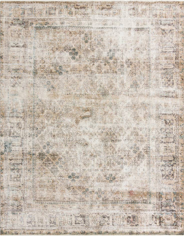 Detail image of 8' 9 x 11' 7 Hand Knotted Ultra Vintage Persian Wool Rug