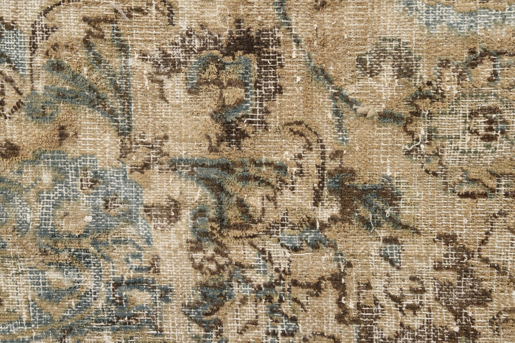 9' 5 x 13' Hand Knotted Ultra Vintage Persian Wool Rug
