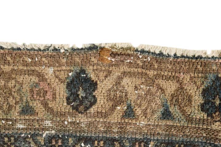 6' x 9' 10 Hand Knotted Ultra Vintage Persian Wool Rug