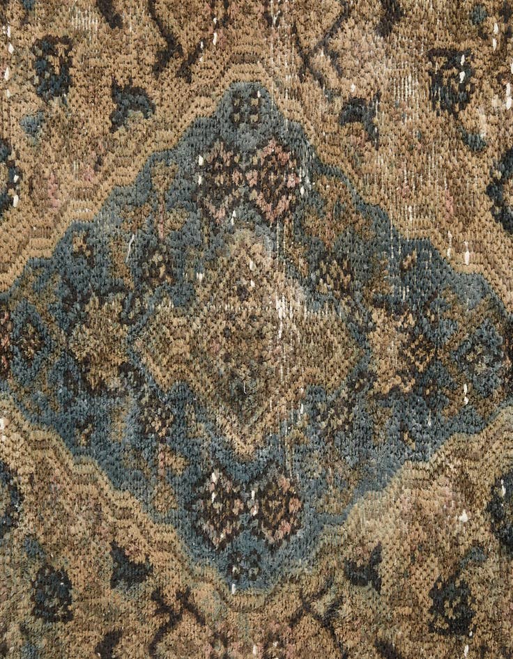 Detail image of 6' x 9' 10  Hand Knotted Ultra Vintage Persian Wool Rug