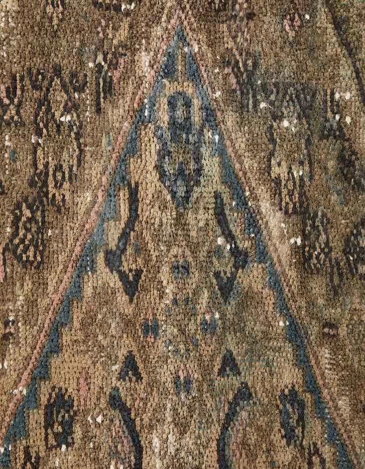 Detail image of 6' x 9' 10  Hand Knotted Ultra Vintage Persian Wool Rug