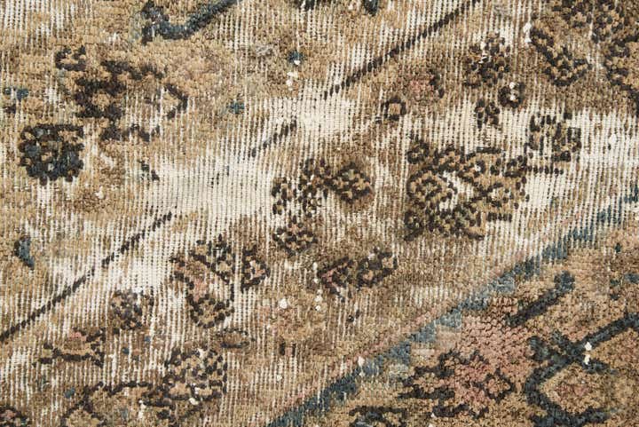 6' x 9' 10 Hand Knotted Ultra Vintage Persian Wool Rug