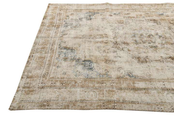 6' 3 x 9' Hand Knotted Ultra Vintage Persian Wool Rug