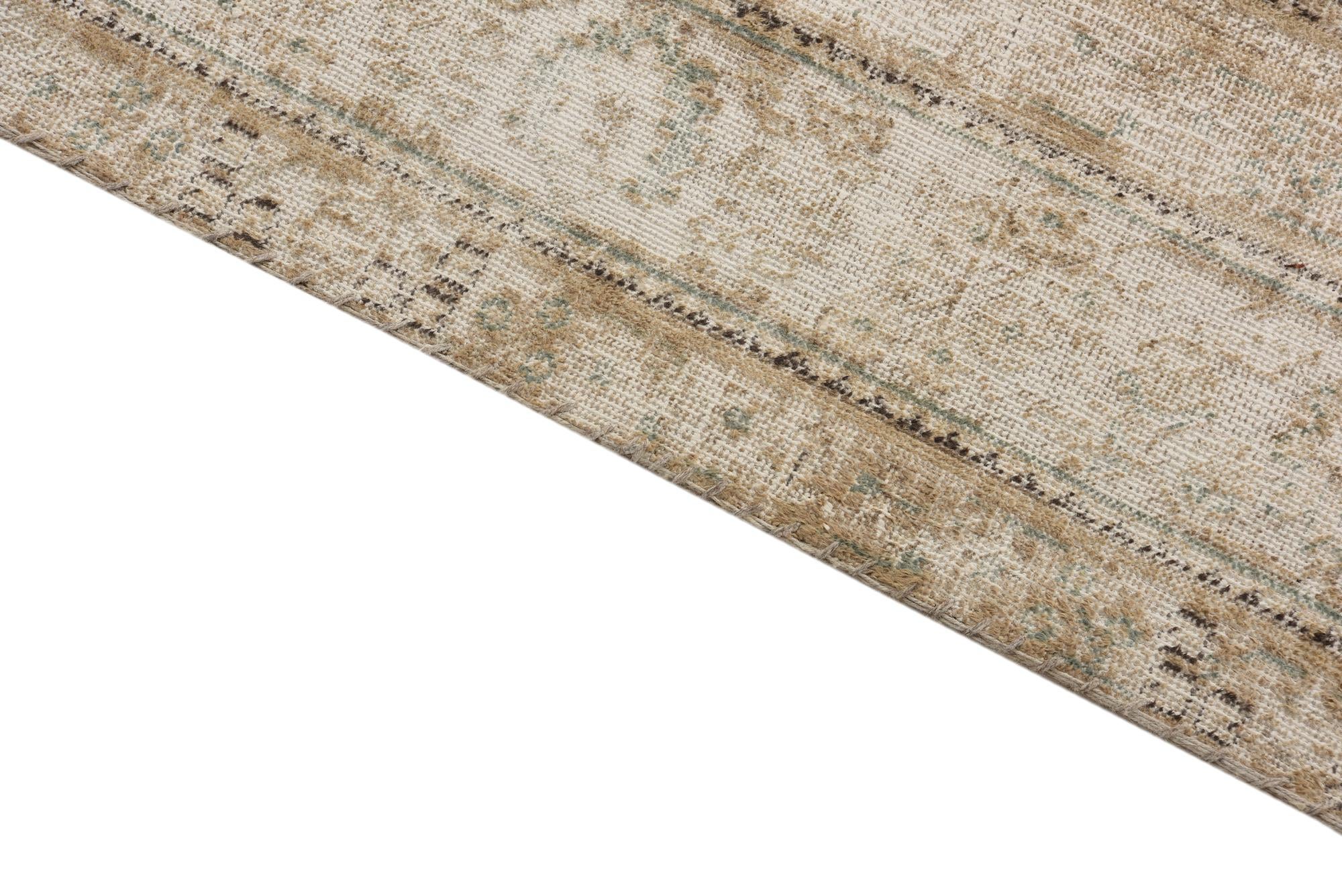 6' 3 x 9' Hand Knotted Ultra Vintage Persian Wool Rug