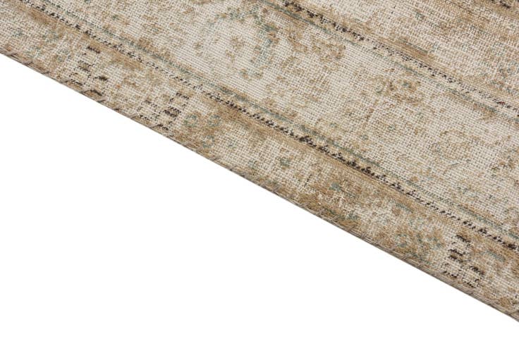 Detail image of 6' 3 x 9' Hand Knotted Ultra Vintage Persian Wool Rug