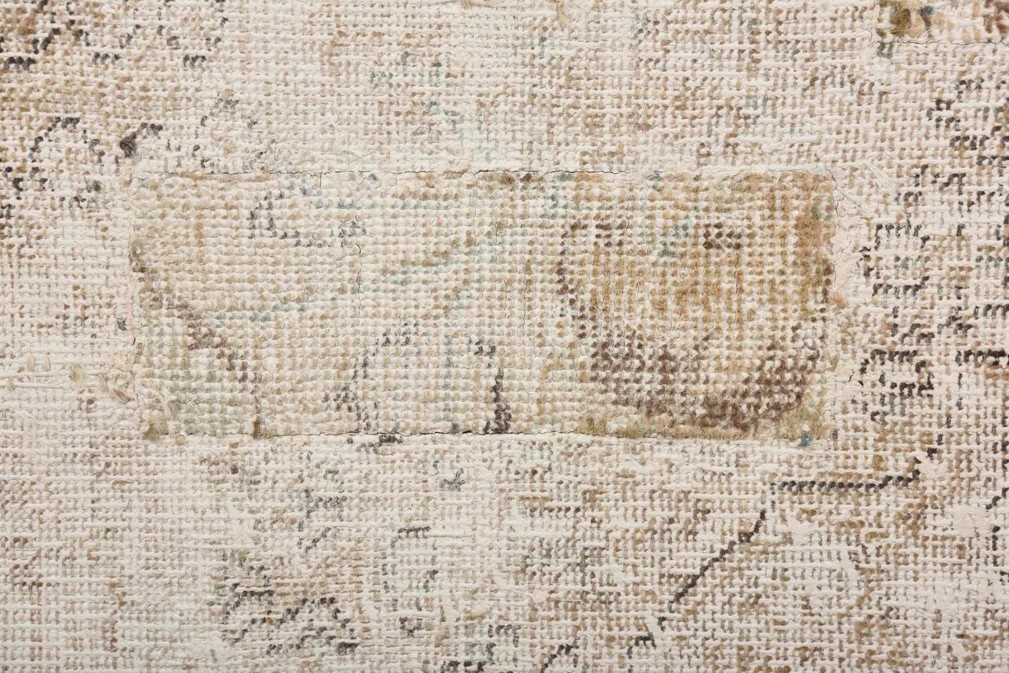 6' 3 x 9' Hand Knotted Ultra Vintage Persian Wool Rug