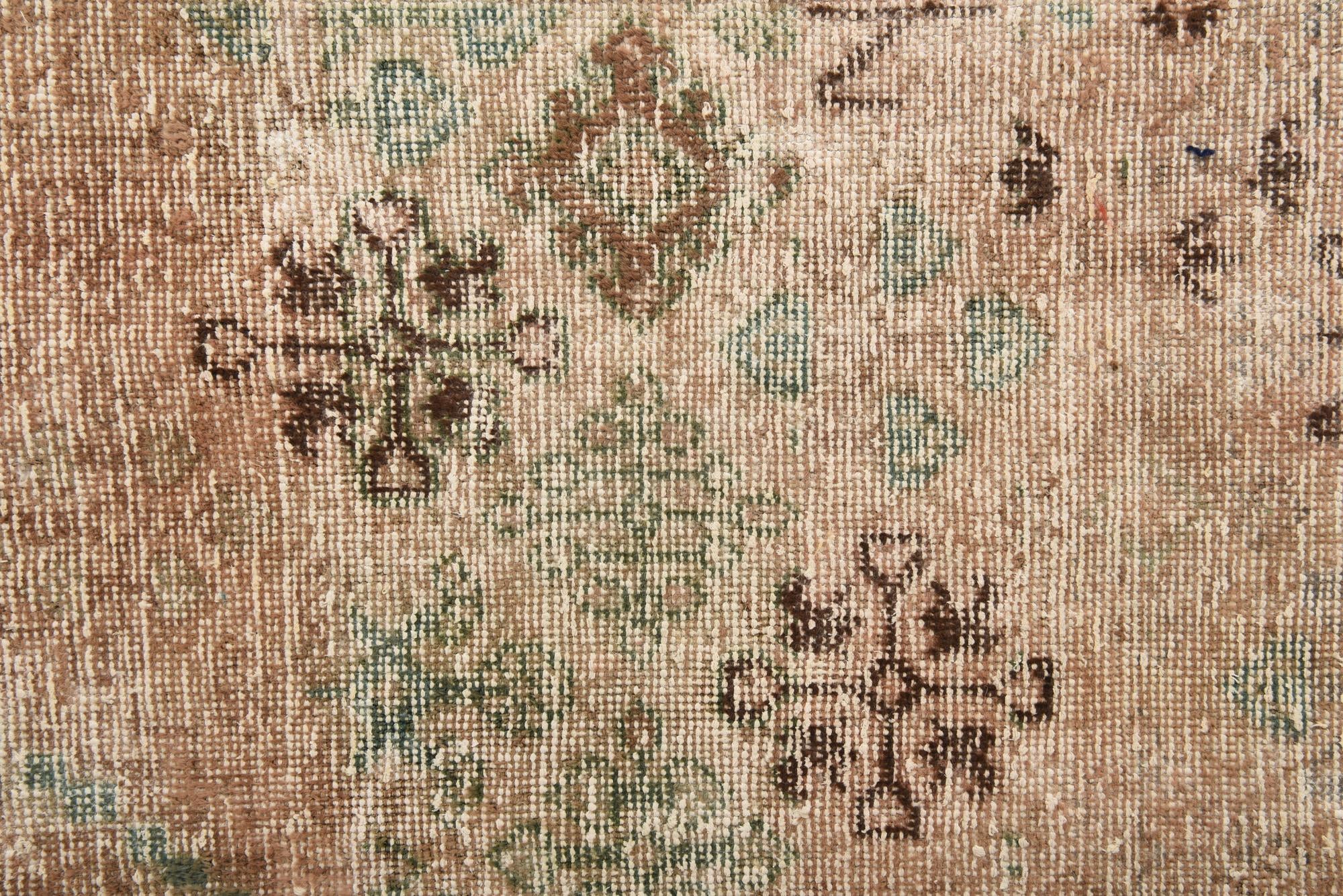 6' 7 x 9' 2 Hand Knotted Ultra Vintage Persian Wool Rug