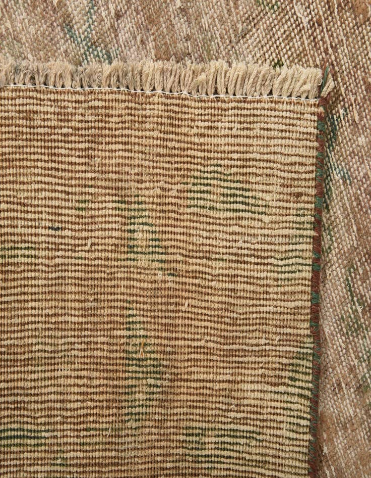 Detail image of 6' 7 x 9' 2  Hand Knotted Ultra Vintage Persian Wool Rug