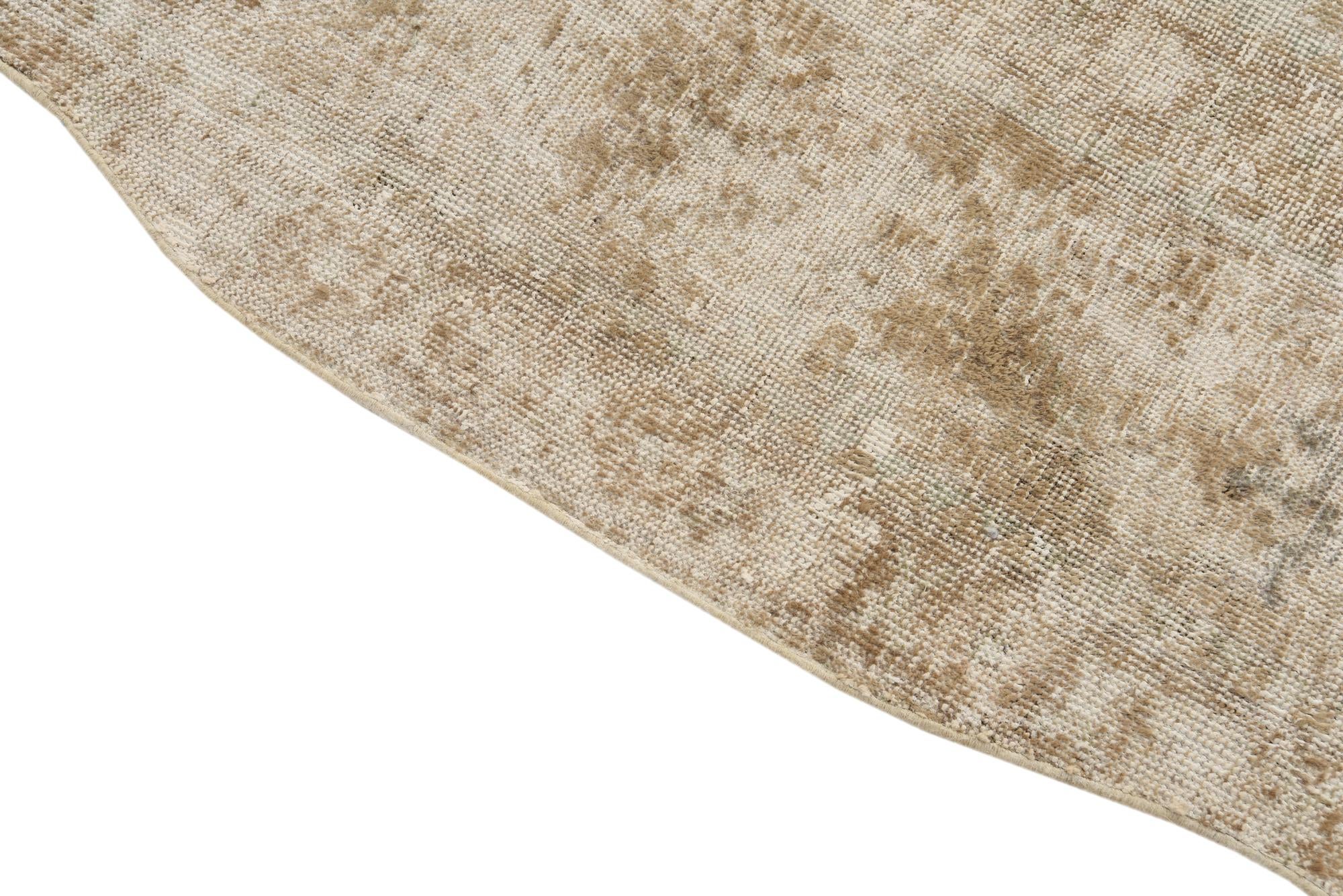 9' 10 x 12' 7 Hand Knotted Ultra Vintage Persian Wool Rug