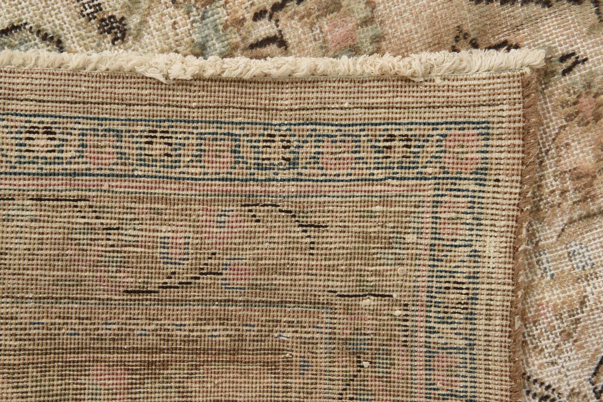 9' 4 x 12' 7 Hand Knotted Ultra Vintage Persian Wool Rug