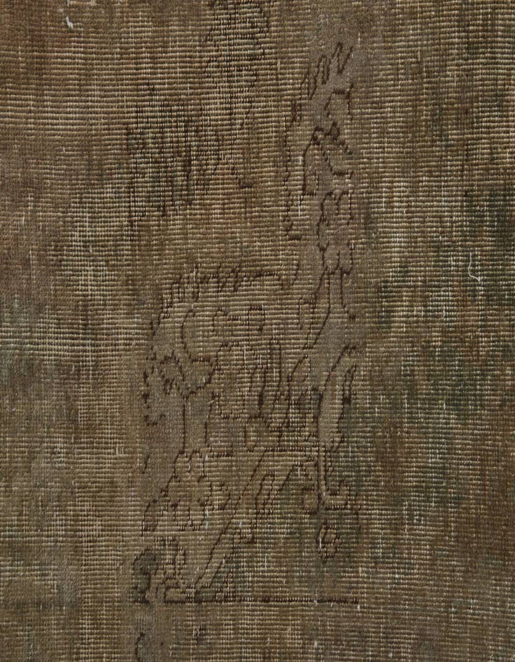 Detail image of 10' x 12' 1  Hand Knotted Ultra Vintage Persian Wool Rug