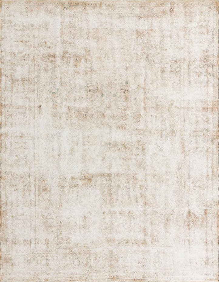  9' 7 x 13'  Hand Knotted Ultra Vintage Persian W...