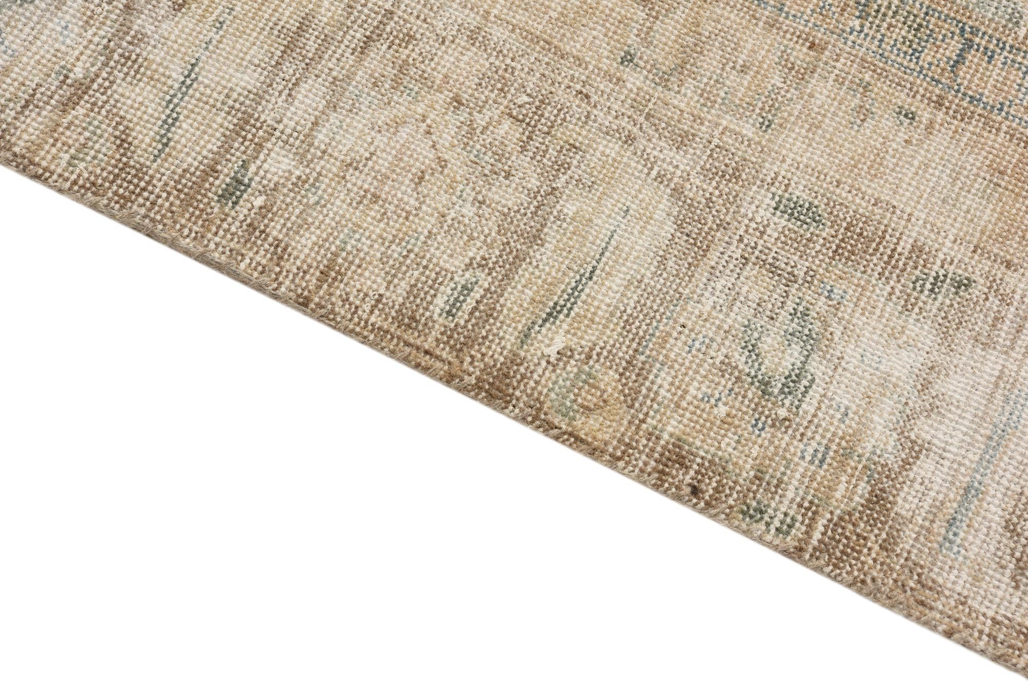 8' 7 x 11' 7 Hand Knotted Ultra Vintage Persian Wool Rug