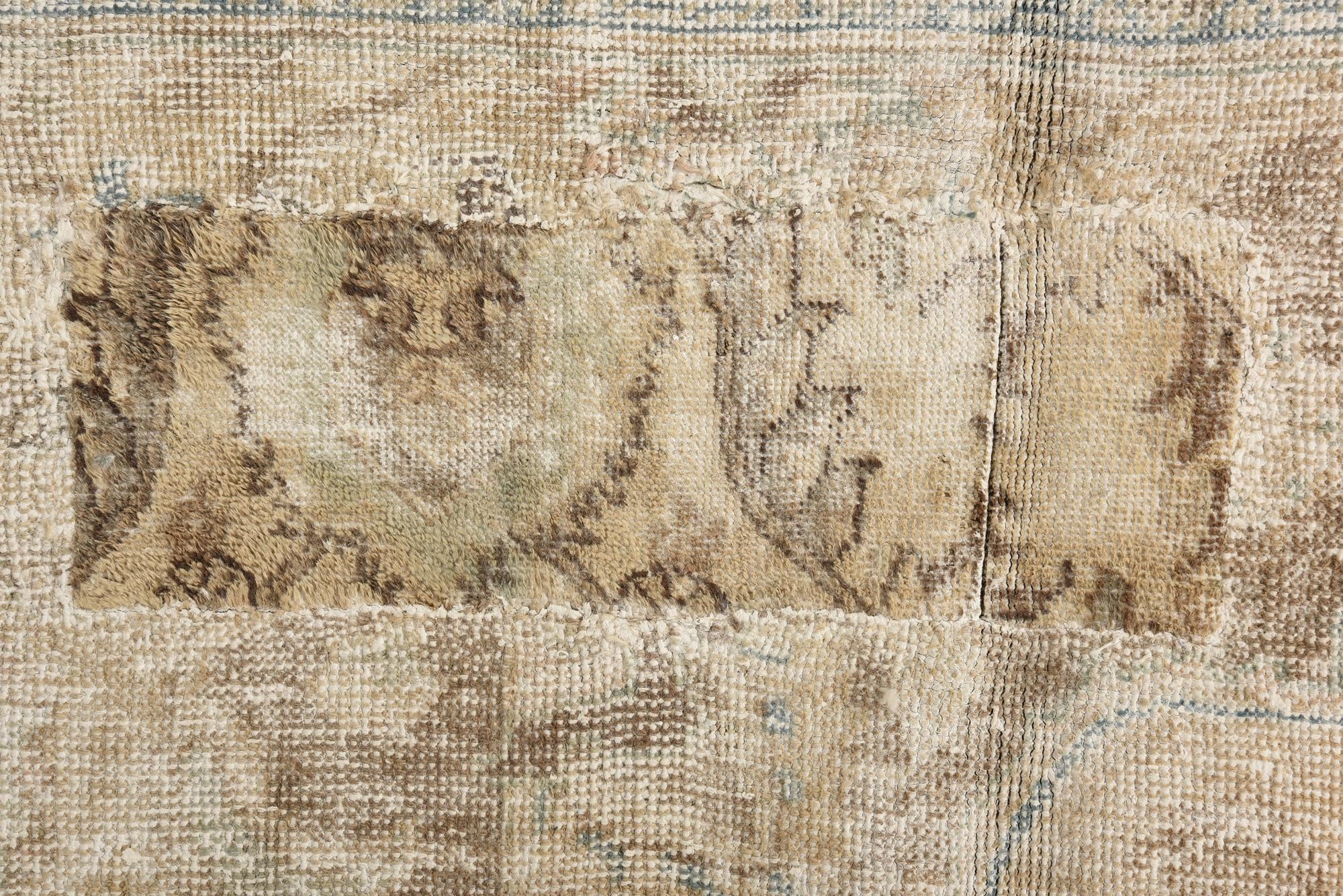 8' 7 x 11' 7 Hand Knotted Ultra Vintage Persian Wool Rug