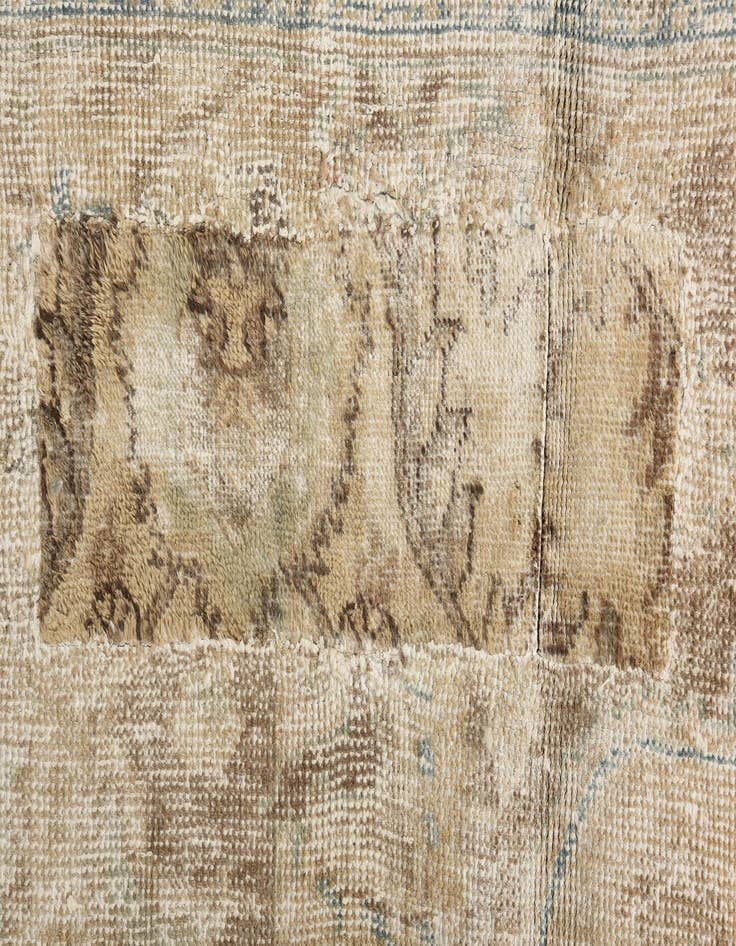 Detail image of 8' 7 x 11' 7  Hand Knotted Ultra Vintage Persian Wool Rug