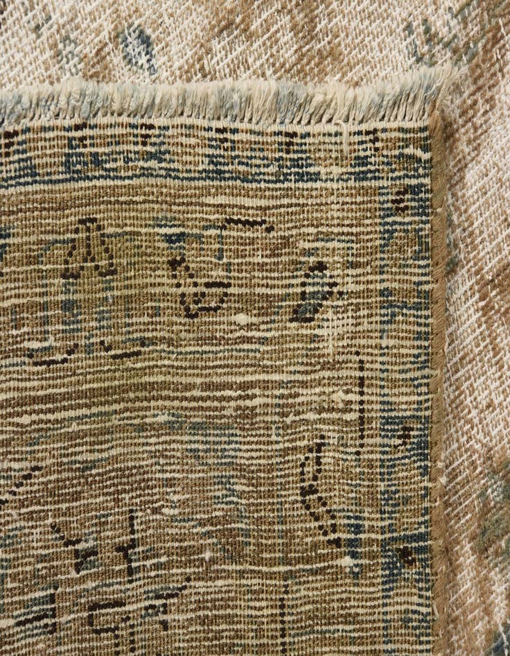 Detail image of 8' 2 x 10' 9  Hand Knotted Ultra Vintage Persian Wool Rug