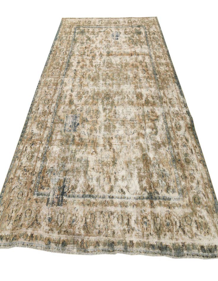 Detail image of 8' 2 x 10' 9  Hand Knotted Ultra Vintage Persian Wool Rug