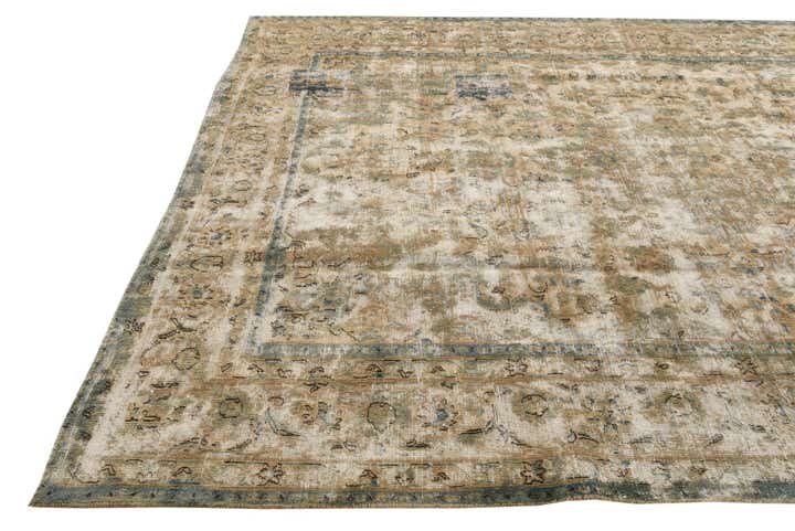 8' 2 x 10' 9 Hand Knotted Ultra Vintage Persian Wool Rug