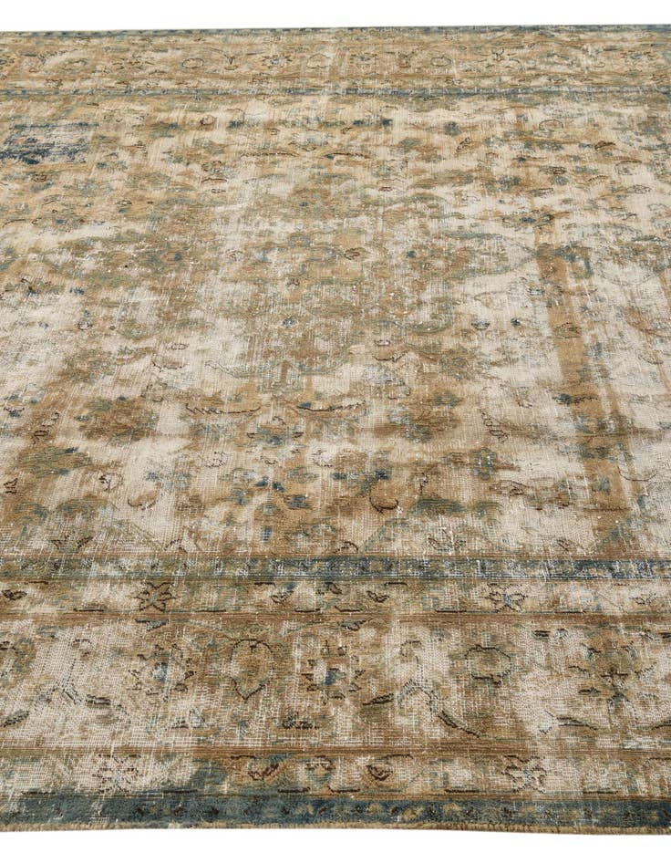 Detail image of 8' 2 x 10' 9  Hand Knotted Ultra Vintage Persian Wool Rug
